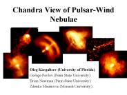 Chandra View of PulsarWind Nebulae