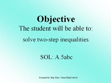 Objective%20The%20student%20will%20be%20able%20to:
