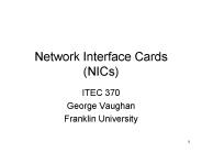 Network Interface Cards NICs