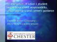 An evaluation of Level 1 student perceptions about employability, career planning and careers guidan PowerPoint PPT Presentation