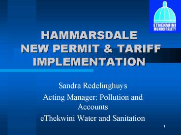 HAMMARSDALE NEW PERMIT