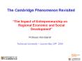The Cambridge Phenomenon Revisited PowerPoint PPT Presentation