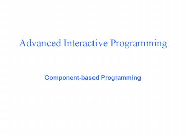 presentation player overlay