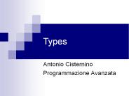 Types