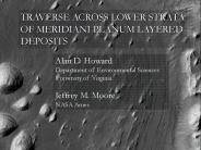 TRAVERSE ACROSS LOWER STRATA OF MERIDIANI PLANUM LAYERED DEPOSITS