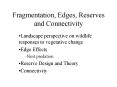 Fragmentation, Edges, Reserves and Connectivity PowerPoint PPT Presentation