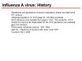 Influenza A virus: History PowerPoint PPT Presentation