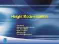 Height Modernization PowerPoint PPT Presentation