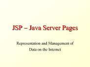 JSP Java Server Pages