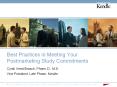 Best Practices in Meeting Your Postmarketing Study Commitments PowerPoint PPT Presentation