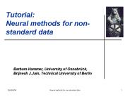 Tutorial: Neural methods for nonstandard data