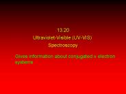 13.20 UltravioletVisible UVVIS Spectroscopy