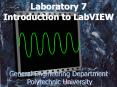 Laboratory 7 Introduction to LabVIEW PowerPoint PPT Presentation