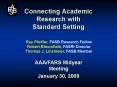 Connecting Academic Research with Standard Setting PowerPoint PPT Presentation