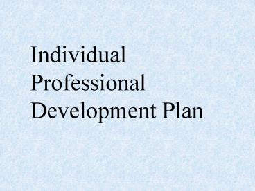 Individual Professional