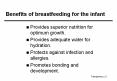 Benefits of breastfeeding for the infant PowerPoint PPT Presentation