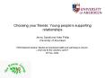 Choosing%20your%20friends:%20Young%20people PowerPoint PPT Presentation