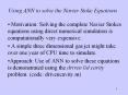 Using ANN to solve the Navier Stoke Equations PowerPoint PPT Presentation