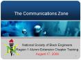 The Communications Zone PowerPoint PPT Presentation
