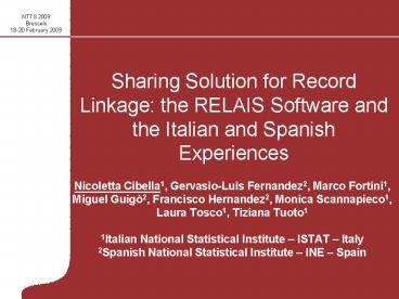 Nicoletta Cibella1, GervasioLuis Fernandez2, Marco Fortini1,