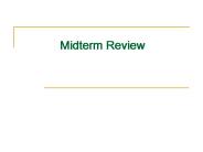 Midterm Review