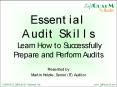 Essential Audit Skills Learn How to Successfully Prepare and Perform Audits PowerPoint PPT Presentation
