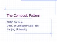 The Composit Pattern