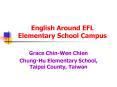English Around EFL Elementary School Campus PowerPoint PPT Presentation