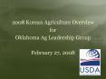 2008 Korean Agriculture Overview PowerPoint PPT Presentation
