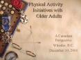 Physical Activity Initiatives with Older Adults PowerPoint PPT Presentation