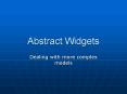 Abstract Widgets PowerPoint PPT Presentation