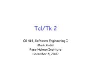 Tcl/Tk 2