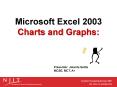 Microsoft Excel 2003 Charts and Graphs: PowerPoint PPT Presentation