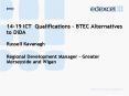 1419 ICT Qualifications BTEC Alternatives to DiDA PowerPoint PPT Presentation