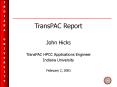 TransPAC PowerPoint PPT Presentation