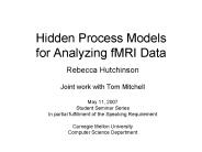 Hidden Process Models for Analyzing fMRI Data