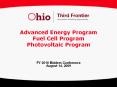 Advanced Energy Program Fuel Cell Program Photovoltaic Program PowerPoint PPT Presentation
