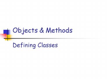 PPT – Objects PowerPoint presentation | free to download - id: 126b5a-M2FhM