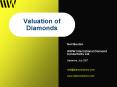 Valuation of Diamonds PowerPoint PPT Presentation