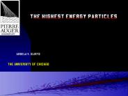 The Highest Energy Particles
