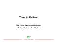 Time to Deliver PowerPoint PPT Presentation