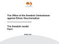 The Office of the Swedish Ombudsman PowerPoint PPT Presentation
