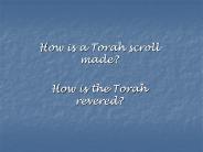 How is a Torah scroll made?
