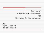By Ajith U Kamath 60-564 Project