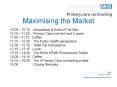 Maximising the Market PowerPoint PPT Presentation