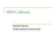 MD5 Collisions