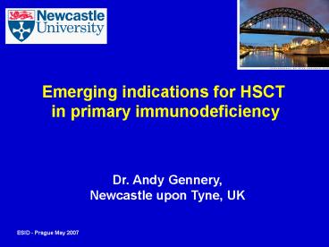 Value of Bronchoalveolar lavage prior to HSCT for Primary Immunodeficiency