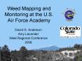 Weed Mapping and Monitoring at the U.S. Air Force Academy PowerPoint PPT Presentation