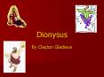 Dionysus PowerPoint PPT Presentation