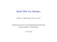 MAE%205350:%20Gas%20Turbines PowerPoint PPT Presentation